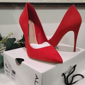 New Aldo Cassedy Red Pumps